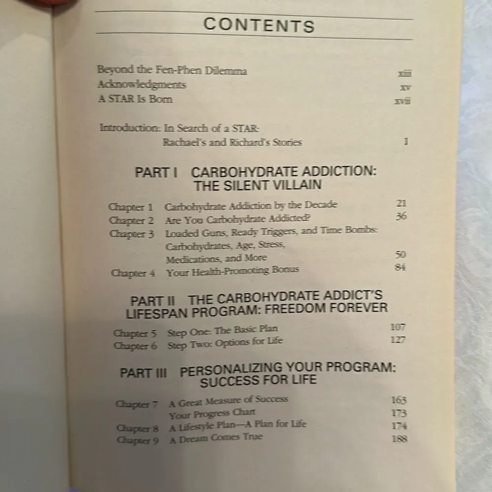 Cookbook Paperback Carbohydrate Addict’s Lifespan Program  Heller